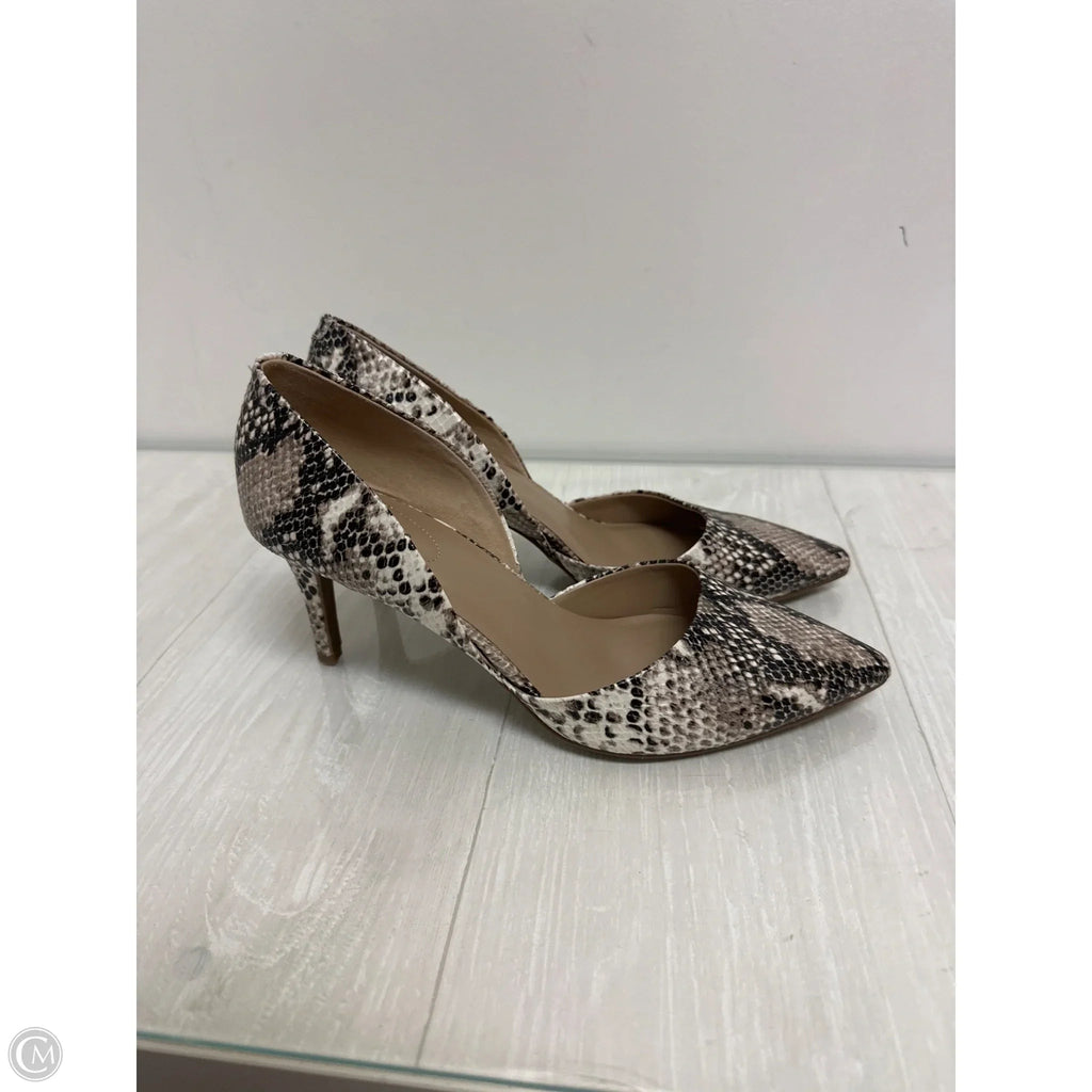 Shoes Heels Stiletto By Bandolino In Snakeskin Print, Size: 10