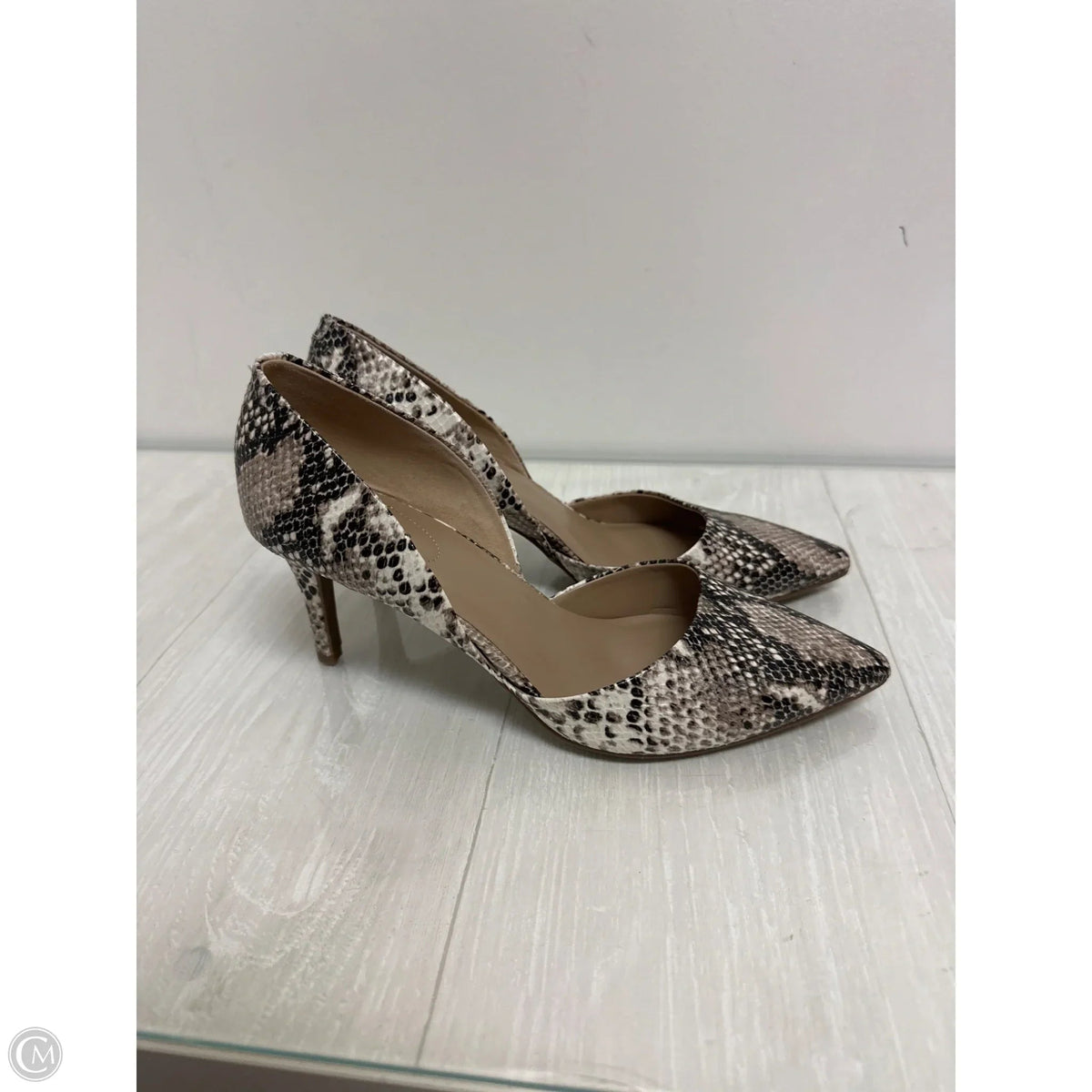 Shoes Heels Stiletto By Bandolino In Snakeskin Print, Size: 10