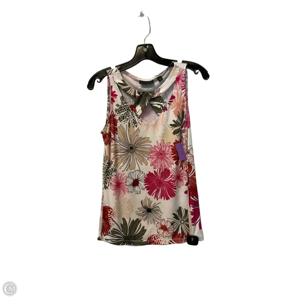 Top Sleeveless By New York And Co In Floral Print, Size: Xs