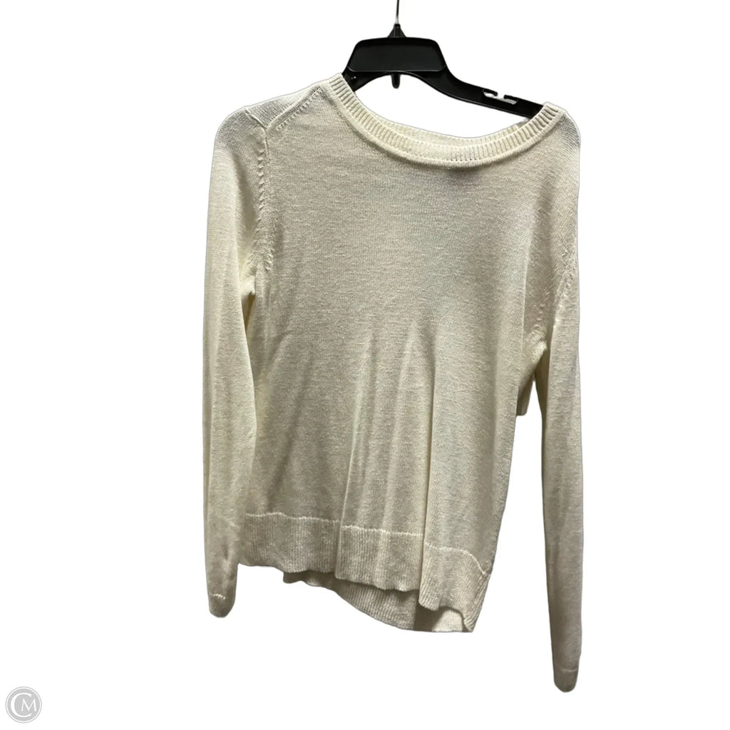 Sweater By Banana Republic In Cream, Size: M
