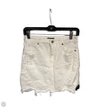 Skirt Midi By Abercrombie And Fitch In White Denim, Size: 0