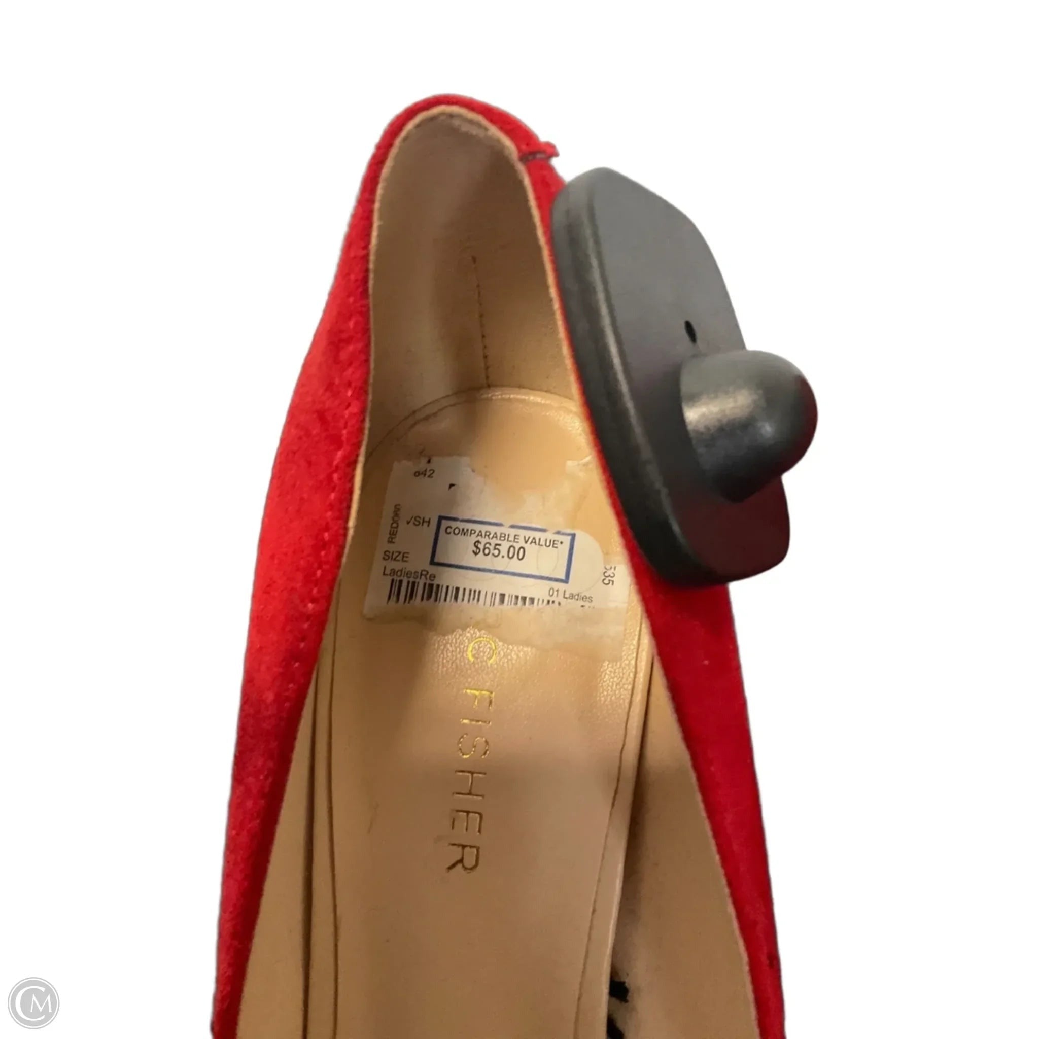 Shoes Heels Stiletto By Marc Fisher In Red, Size: 7.5