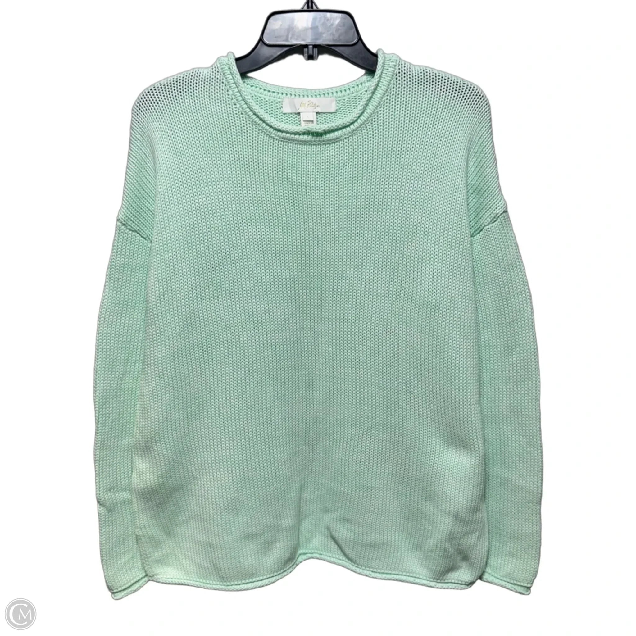 Cotton Sweater Designer By Lilly Pulitzer In Green, Size: L