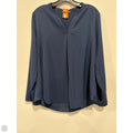 Top Long Sleeve By Clothes Mentor In Navy, Size: L