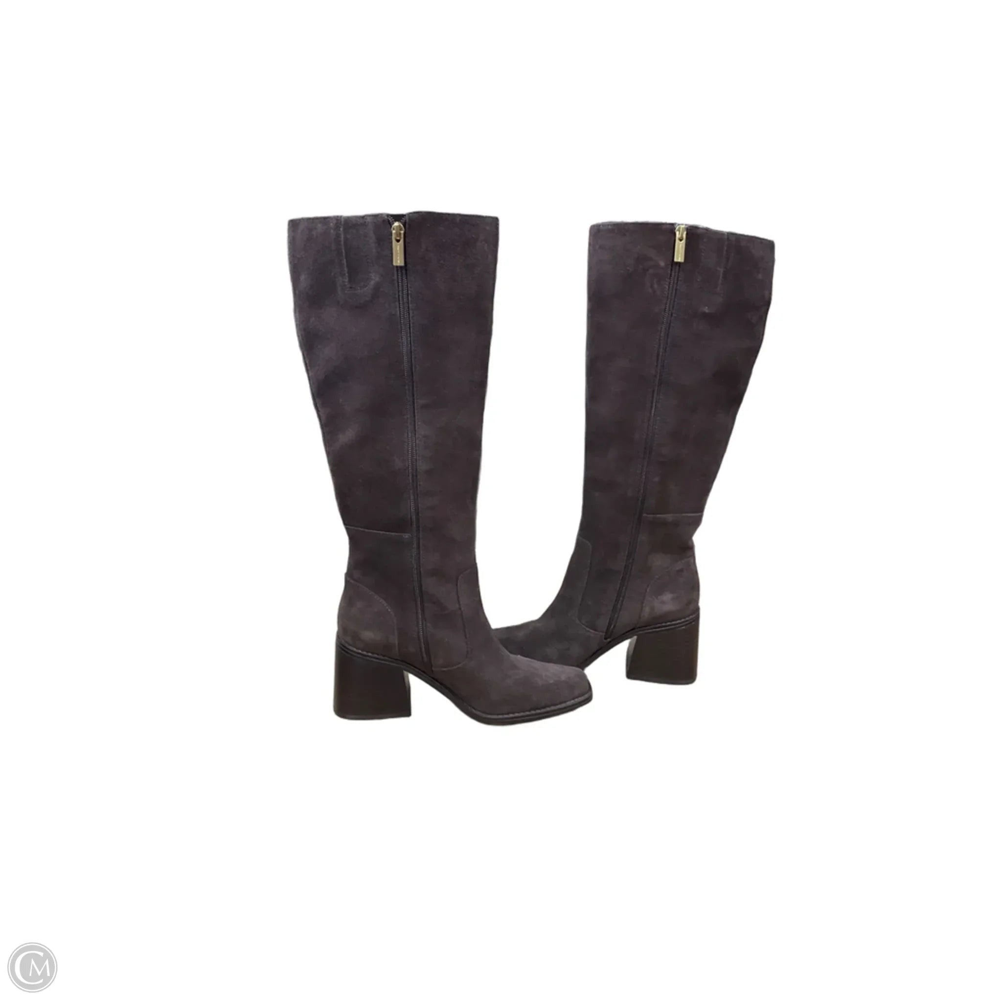 Boots Knee Heels By Vince Camuto In Brown, Size: 7.5