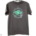 Top Short Sleeve By Disney In Grey, Size: S