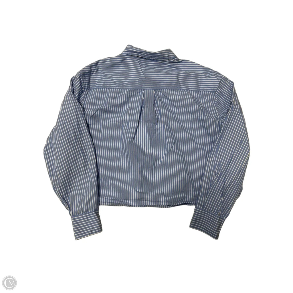 Top Long Sleeve By Gap In Striped Pattern, Size: L