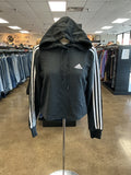 Athletic Sweatshirt Hoodie By Adidas In Black, Size:Xs