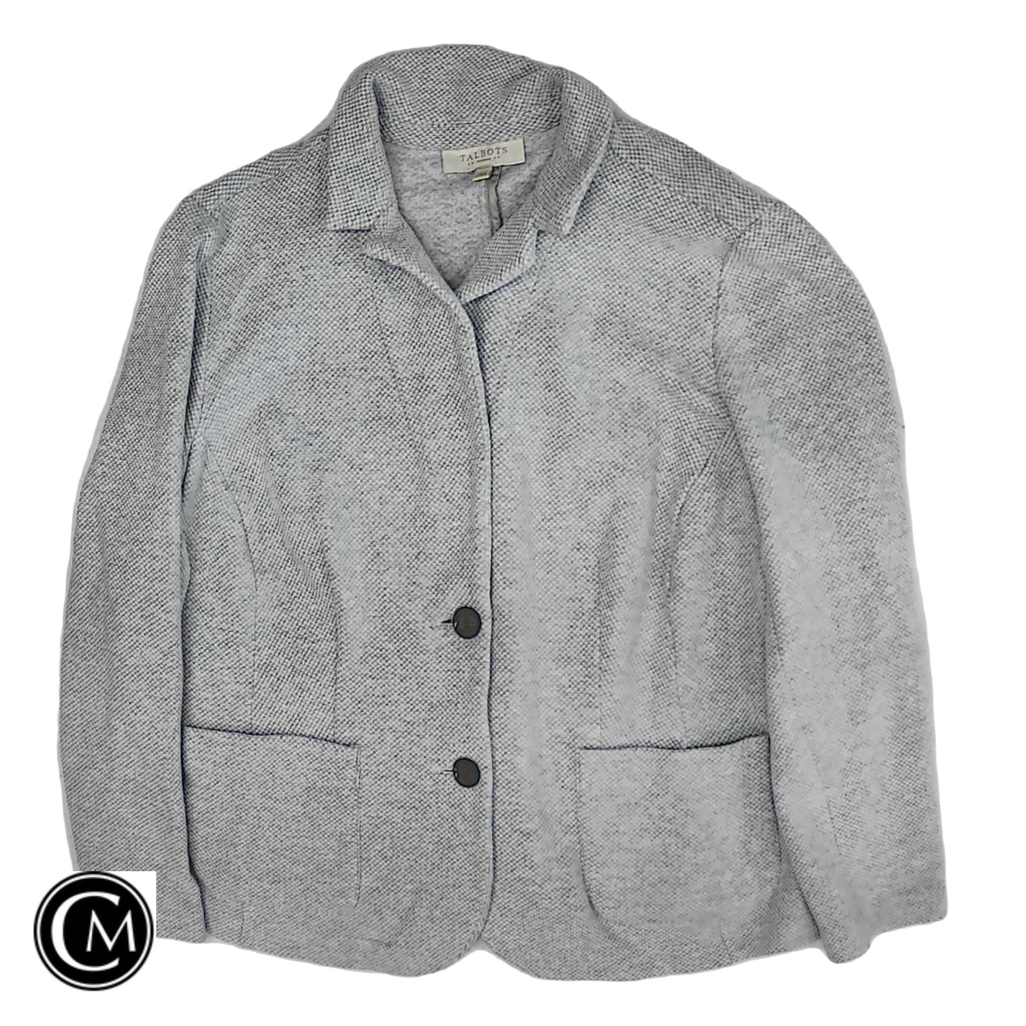 Blazer By Talbots In Grey, Size: 16