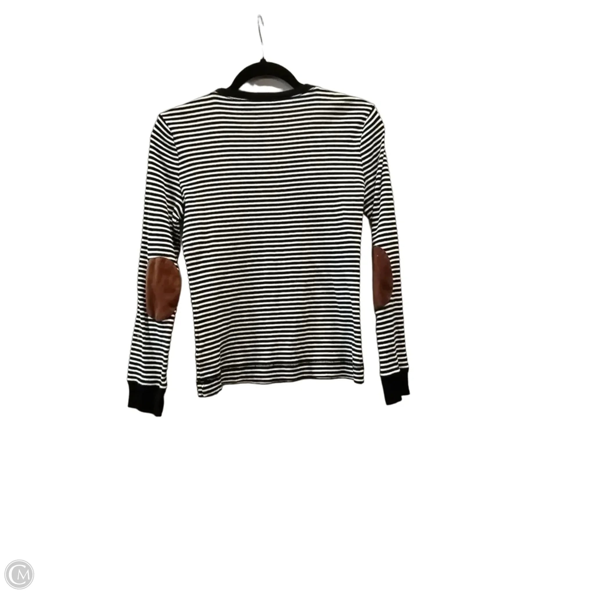 Top Long Sleeve By Lauren By Ralph Lauren In Striped Pattern, Size: S