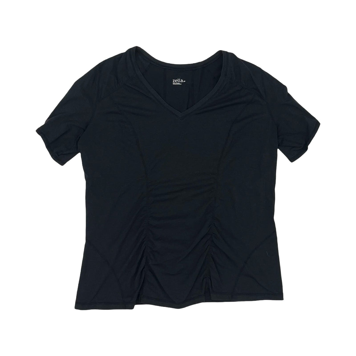 Athletic Top Ss By Zella In Black, Size:2X