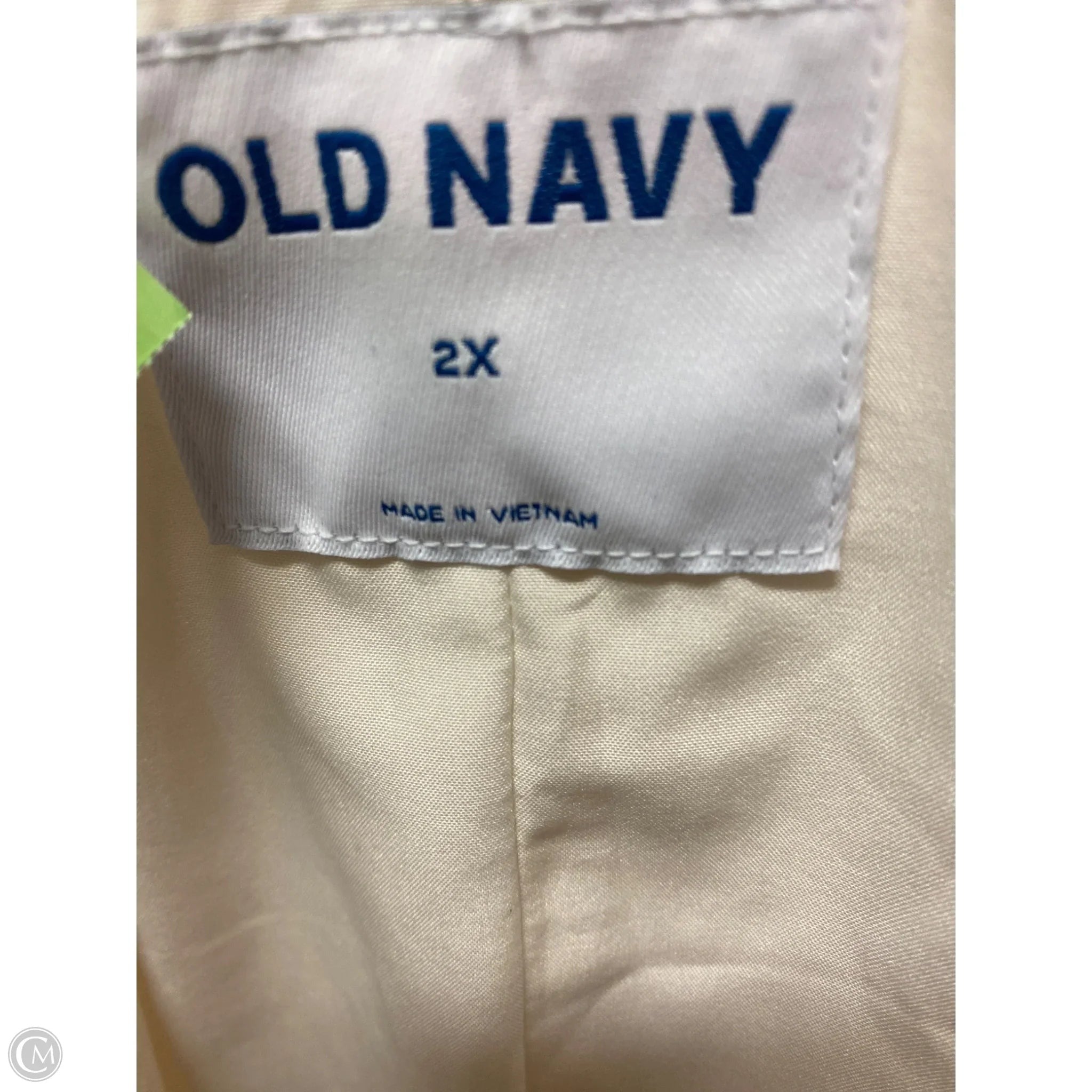 Blazer By Old Navy In Cream, Size: 2x