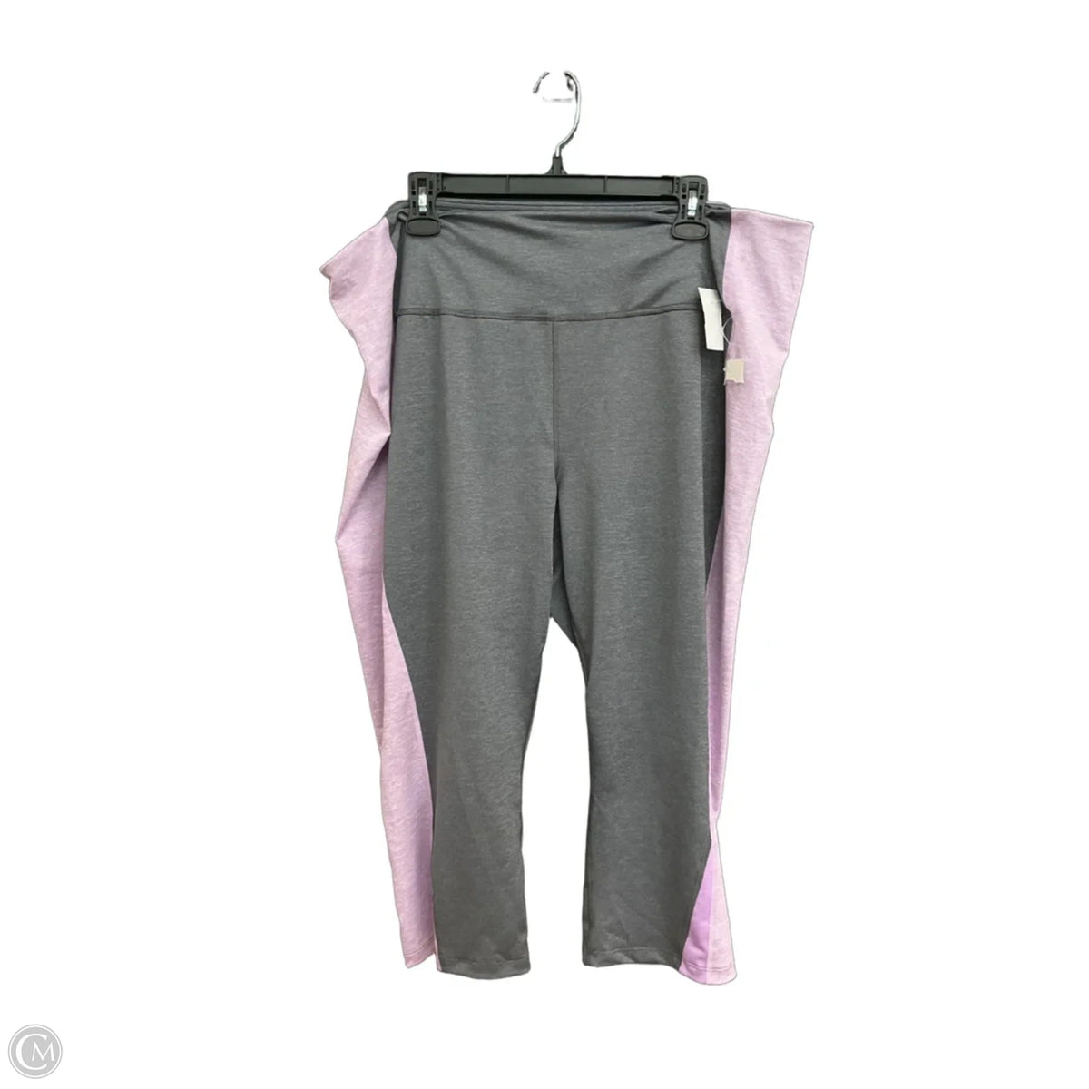 Athletic Leggings Capris By Tek Gear In Grey, Size: 3x