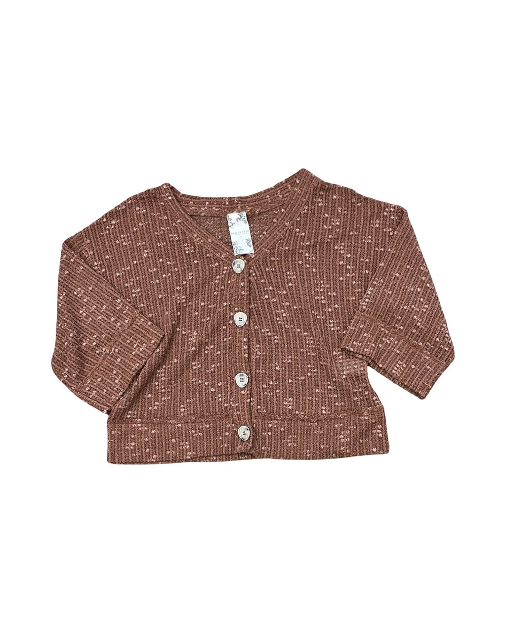 Top 3/4 Sleeve By Blu Pepper In Orange, Size:S
