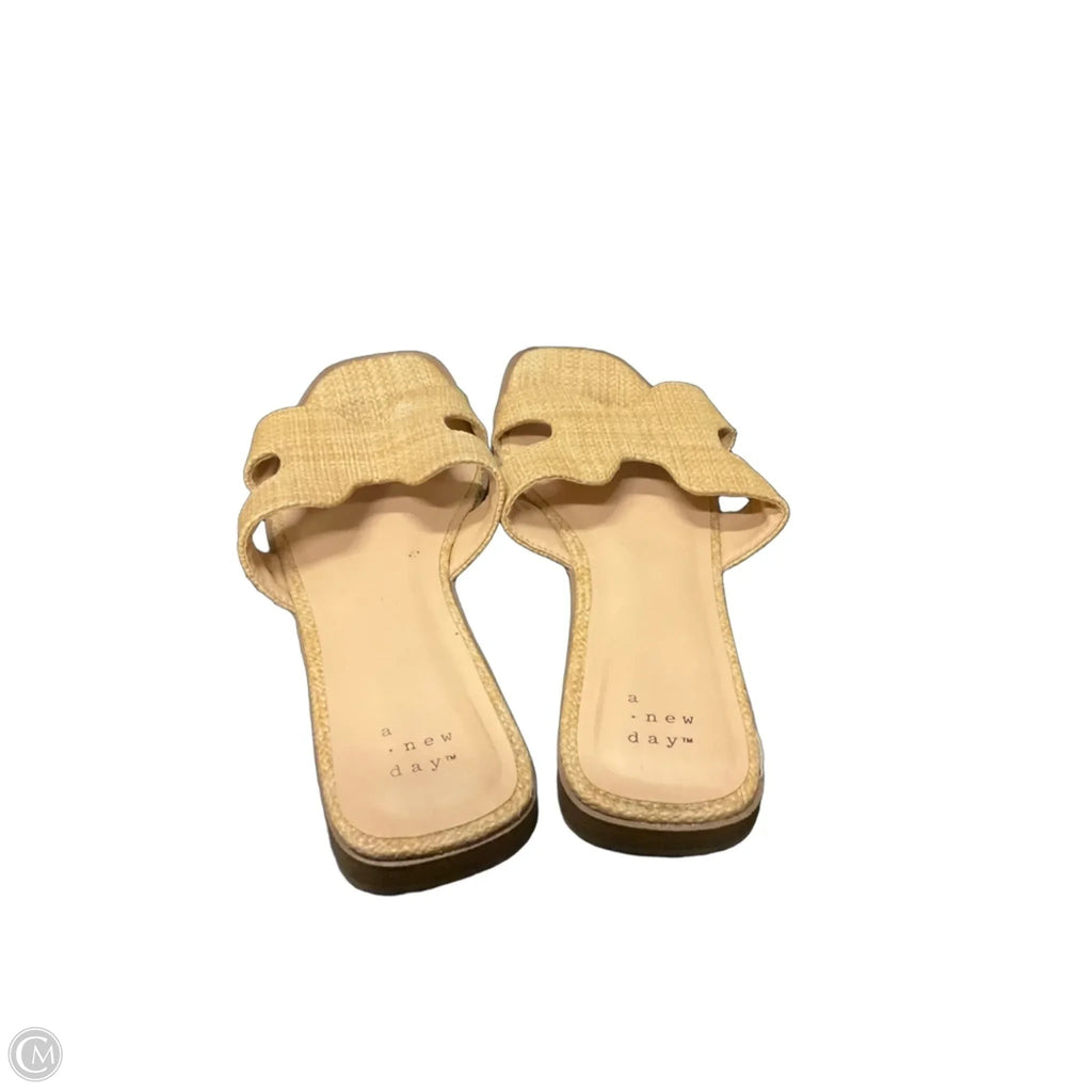 Sandals Flats By A New Day In Brown, Size: 7.5