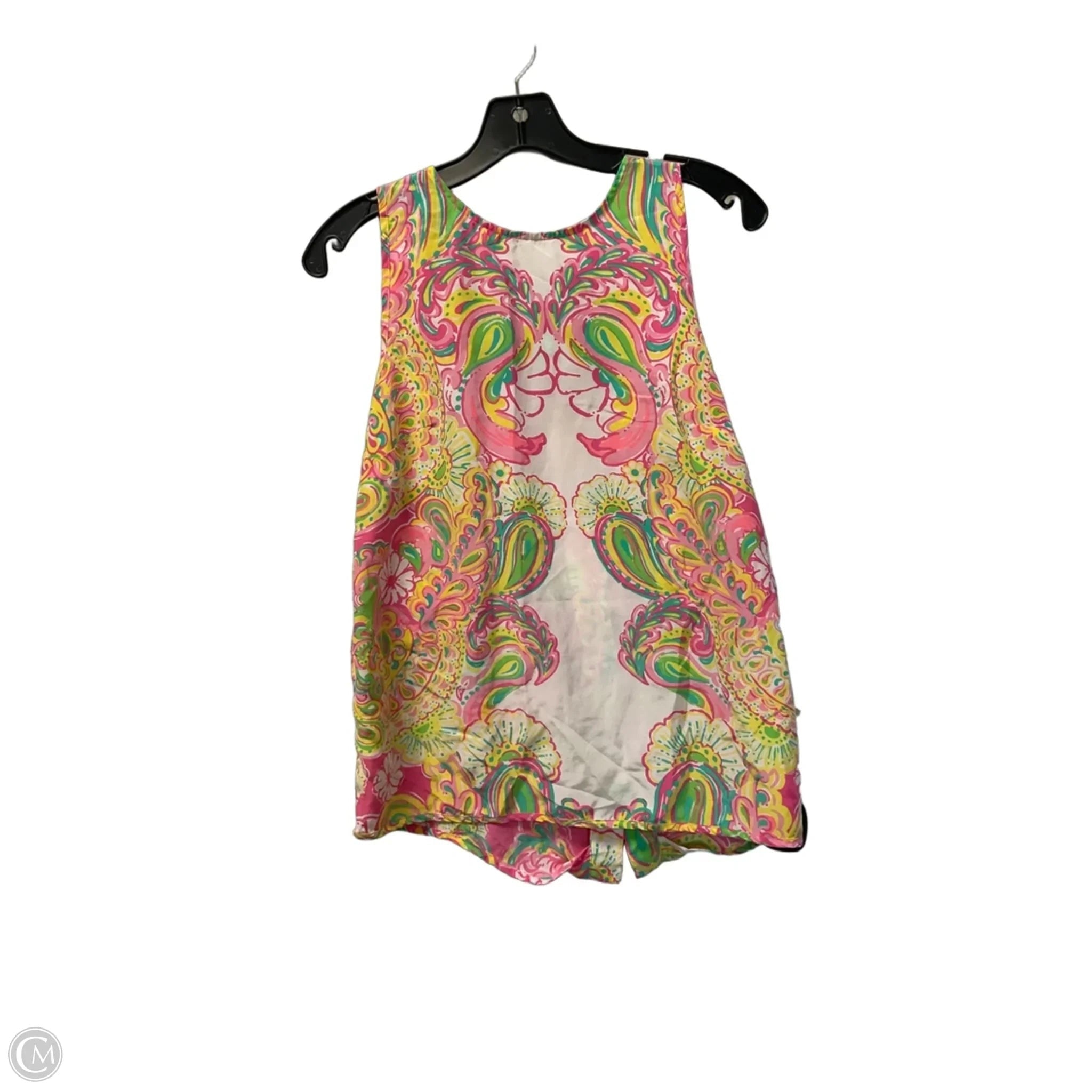 Top Sleeveless Designer By Lilly Pulitzer In Pink, Size: M