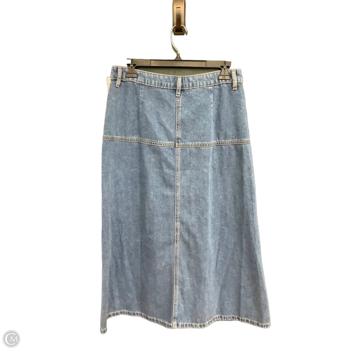 Skirt Maxi By Ann Taylor In Blue Denim, Size: 2p