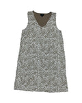 Dress Casual Midi By J. Jill In Brown & Cream, Size:M