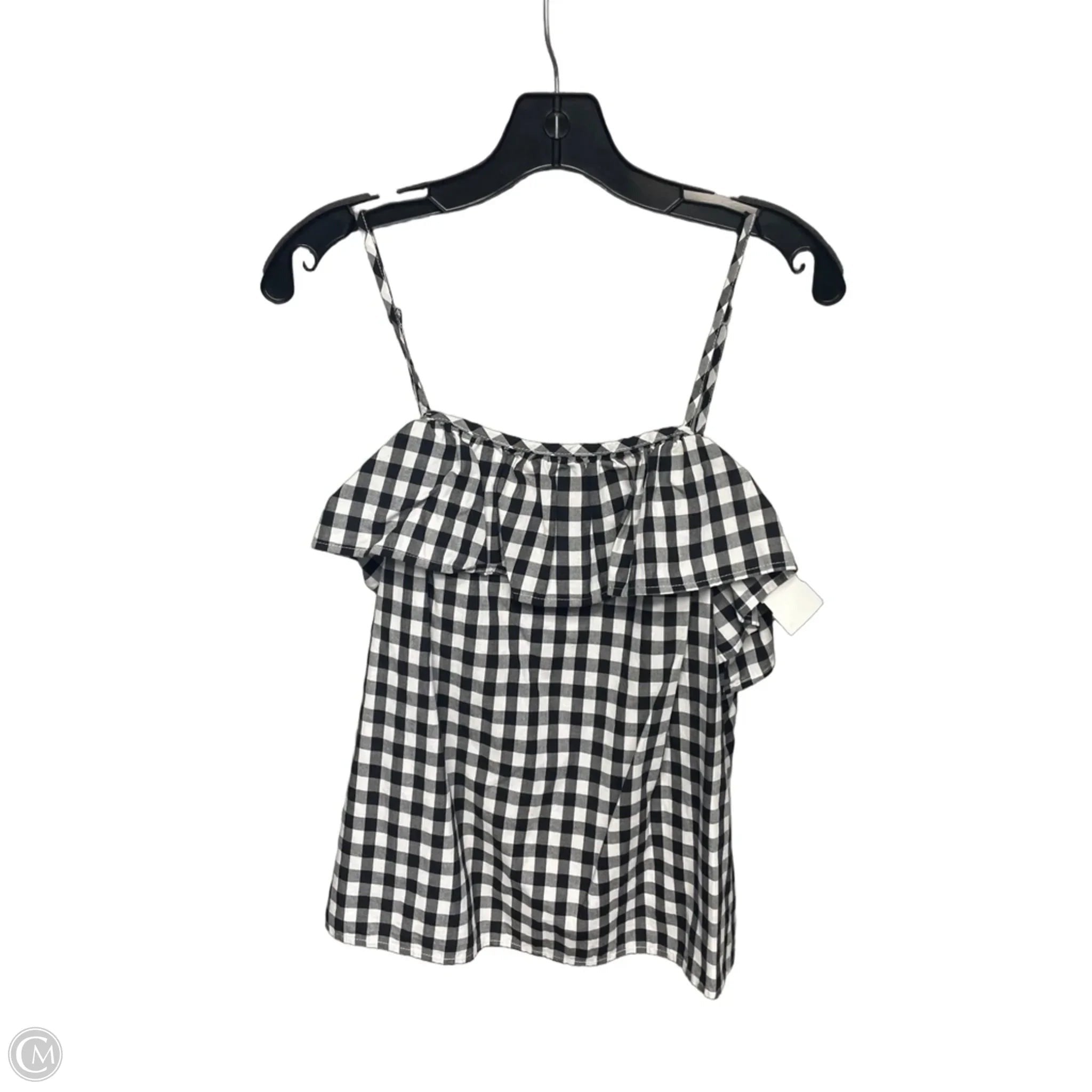 Top Short Sleeve By A New Day In Black & White, Size: M