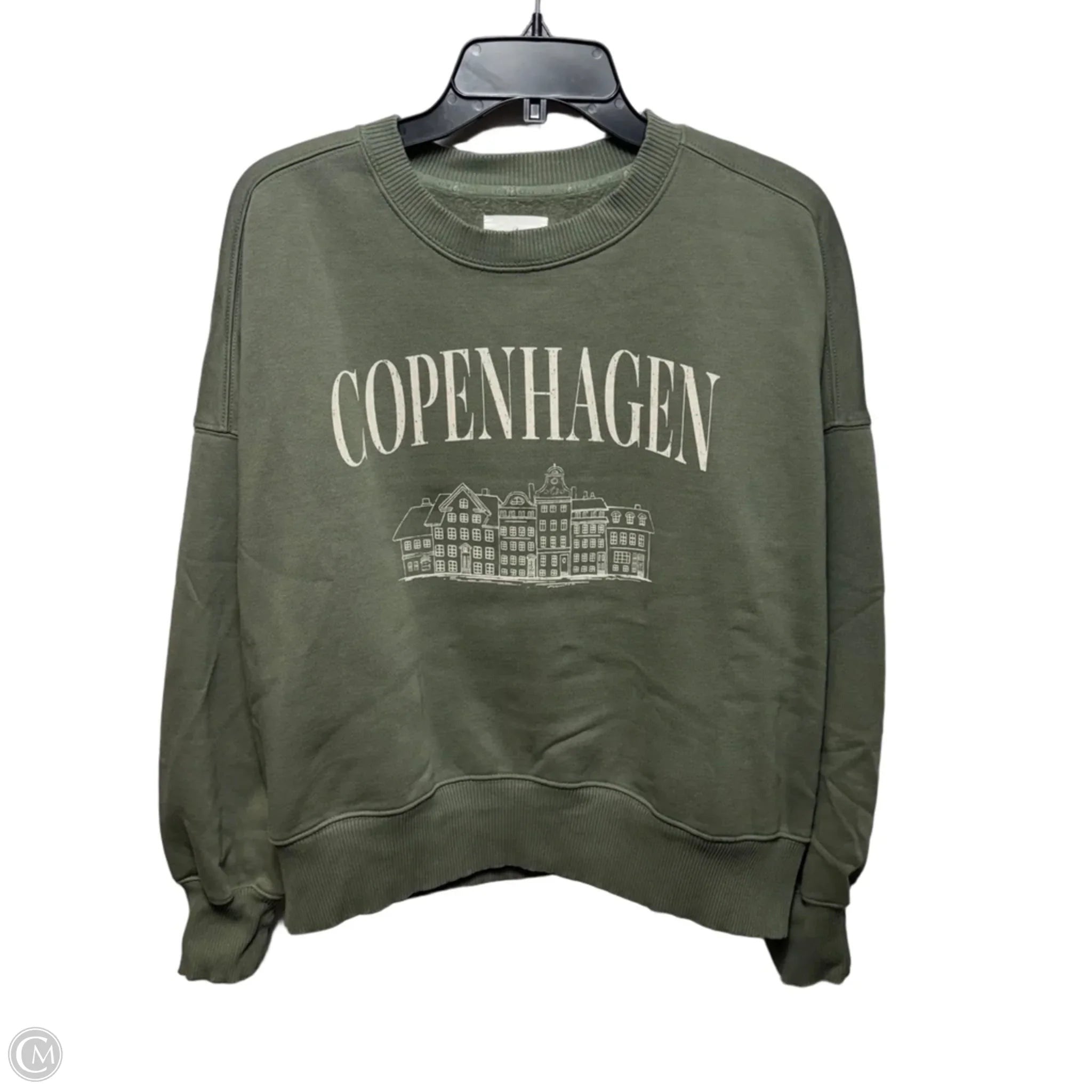 Sweatshirt Crewneck By Lou And Grey In Green, Size: L