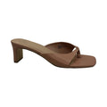 Sandals Heels Kitten By A New Day In Tan, Size:10