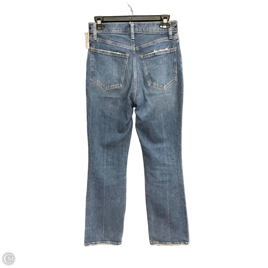 Jeans Boot Cut By Abercrombie And Fitch In Blue Denim, Size: 2