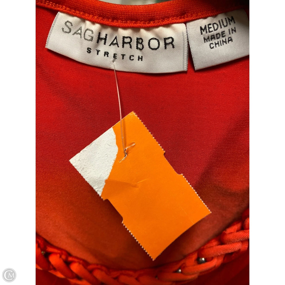 Top Sleeveless By Sag Harbor In Orange, Size: M