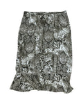 Skirt Midi By Sag Harbor In Green, Size:1X