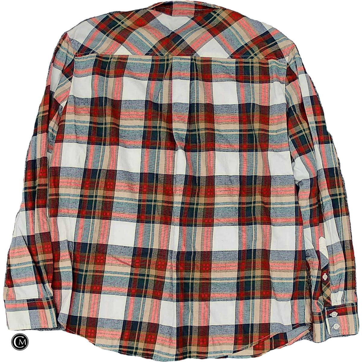 Top Ls By J. Crew In Plaid Pattern, Size: M
