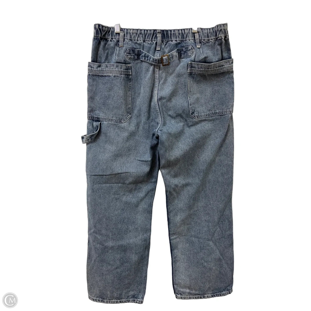 Jeans Wide Leg By Oli & Hali In Blue Denim, Size: 16