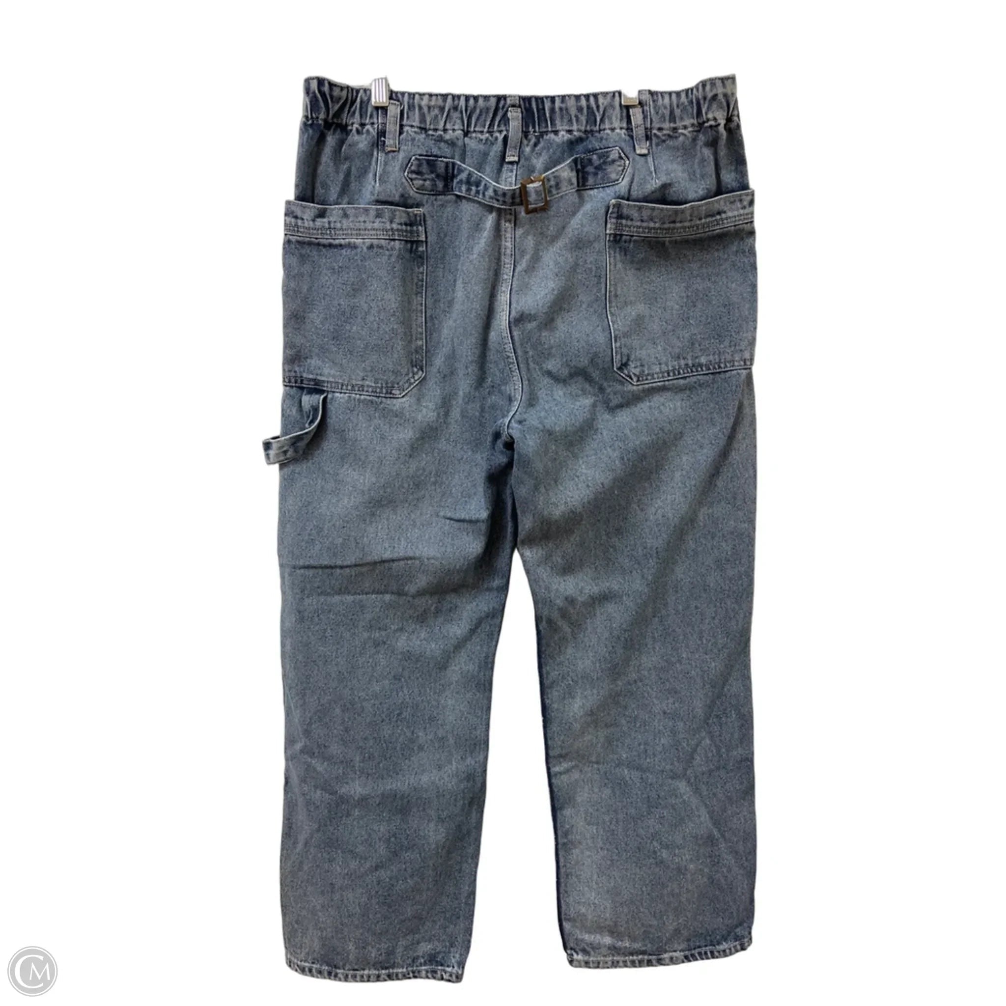 Jeans Wide Leg By Oli & Hali In Blue Denim, Size: 16