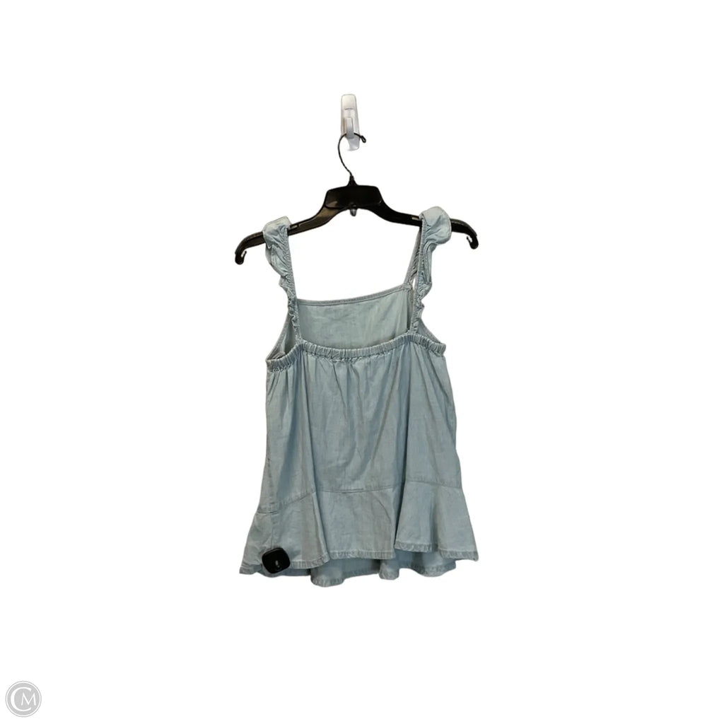 Top Sleeveless By Madewell In Blue, Size: Xs