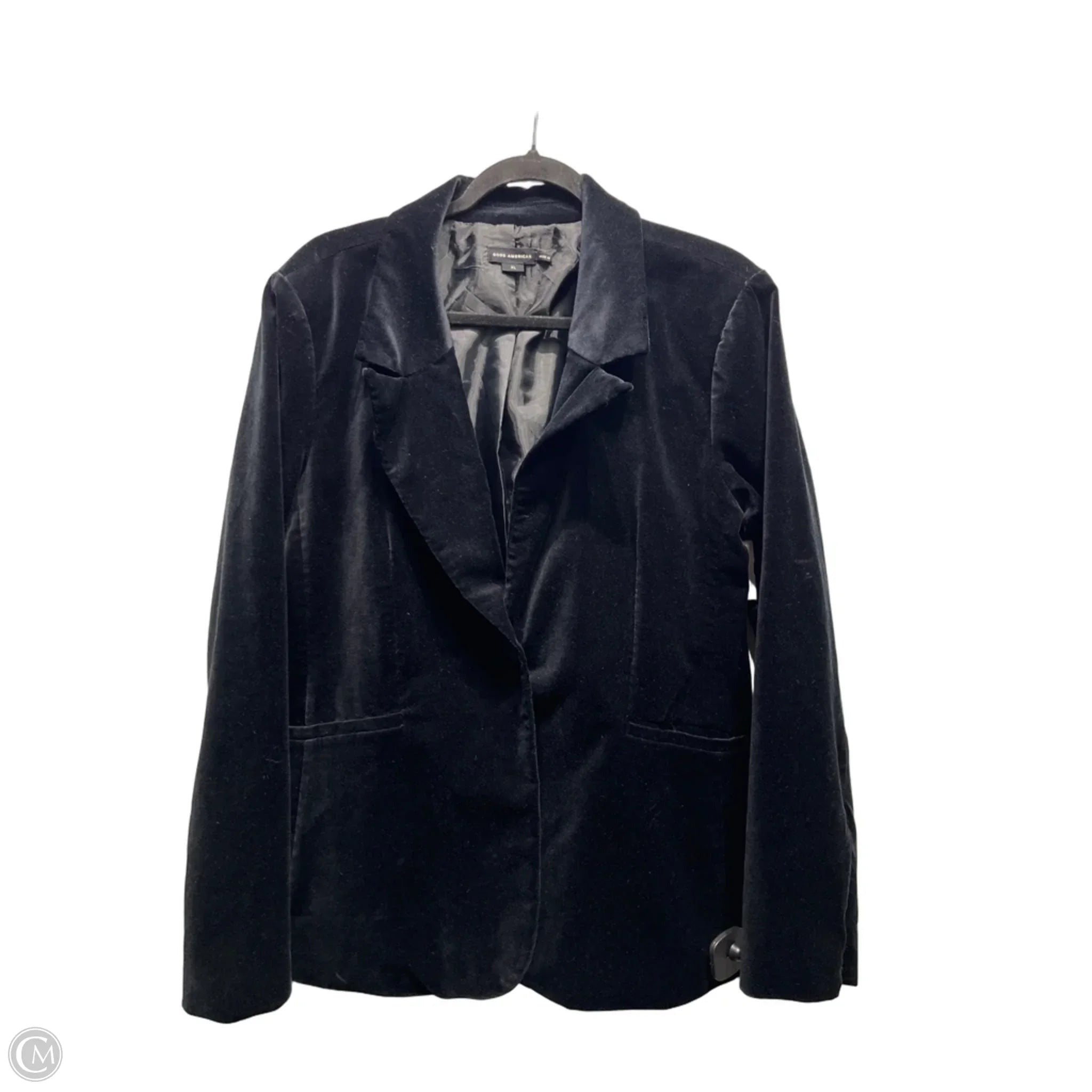 Blazer By Good American In Black, Size: Xl