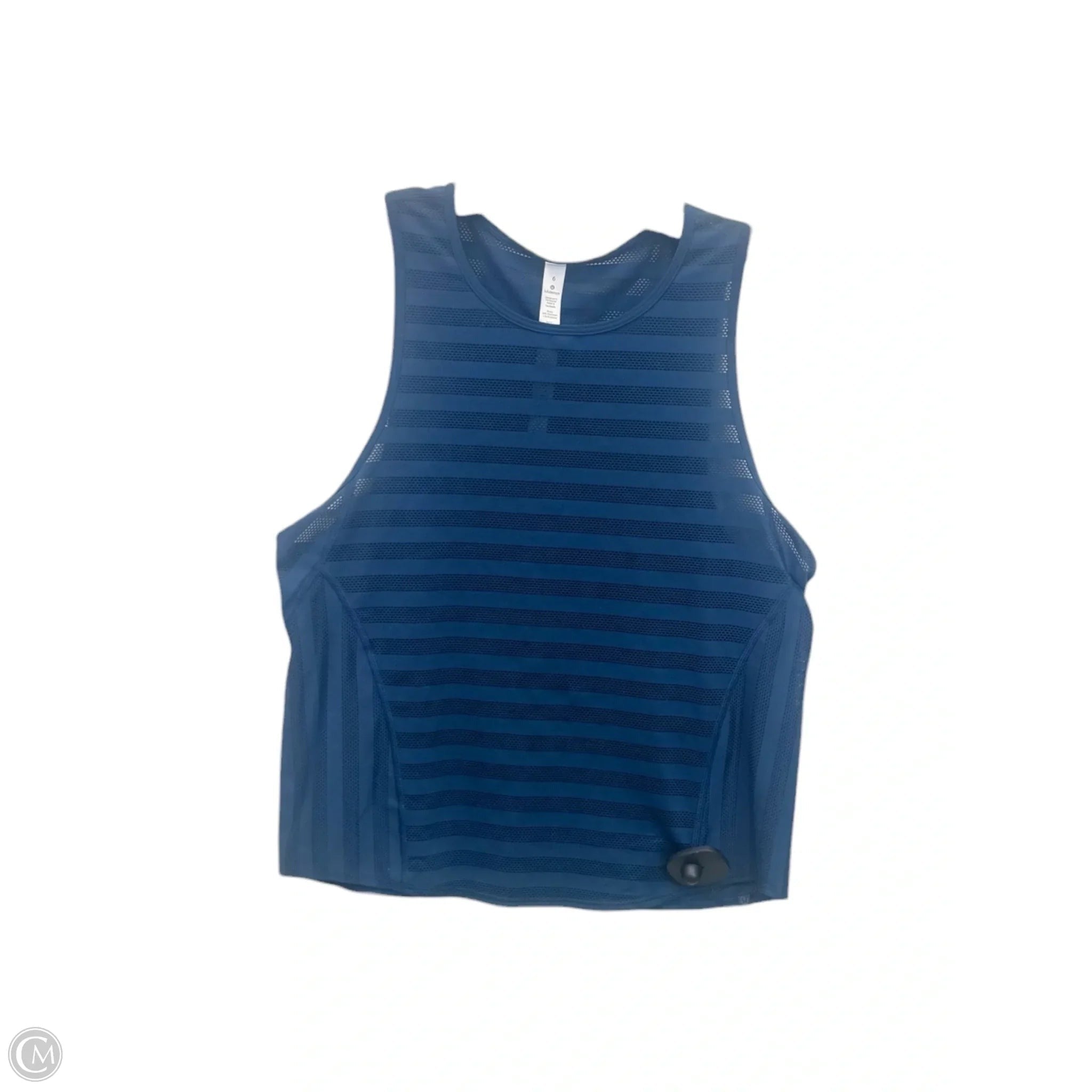 Athletic Tank Top By Lululemon In Blue, Size: 6