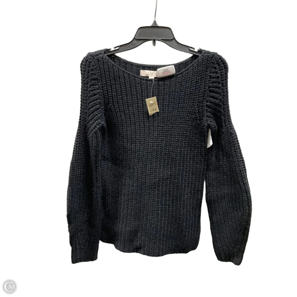 Sweater By Loft In Black, Size: Xsp
