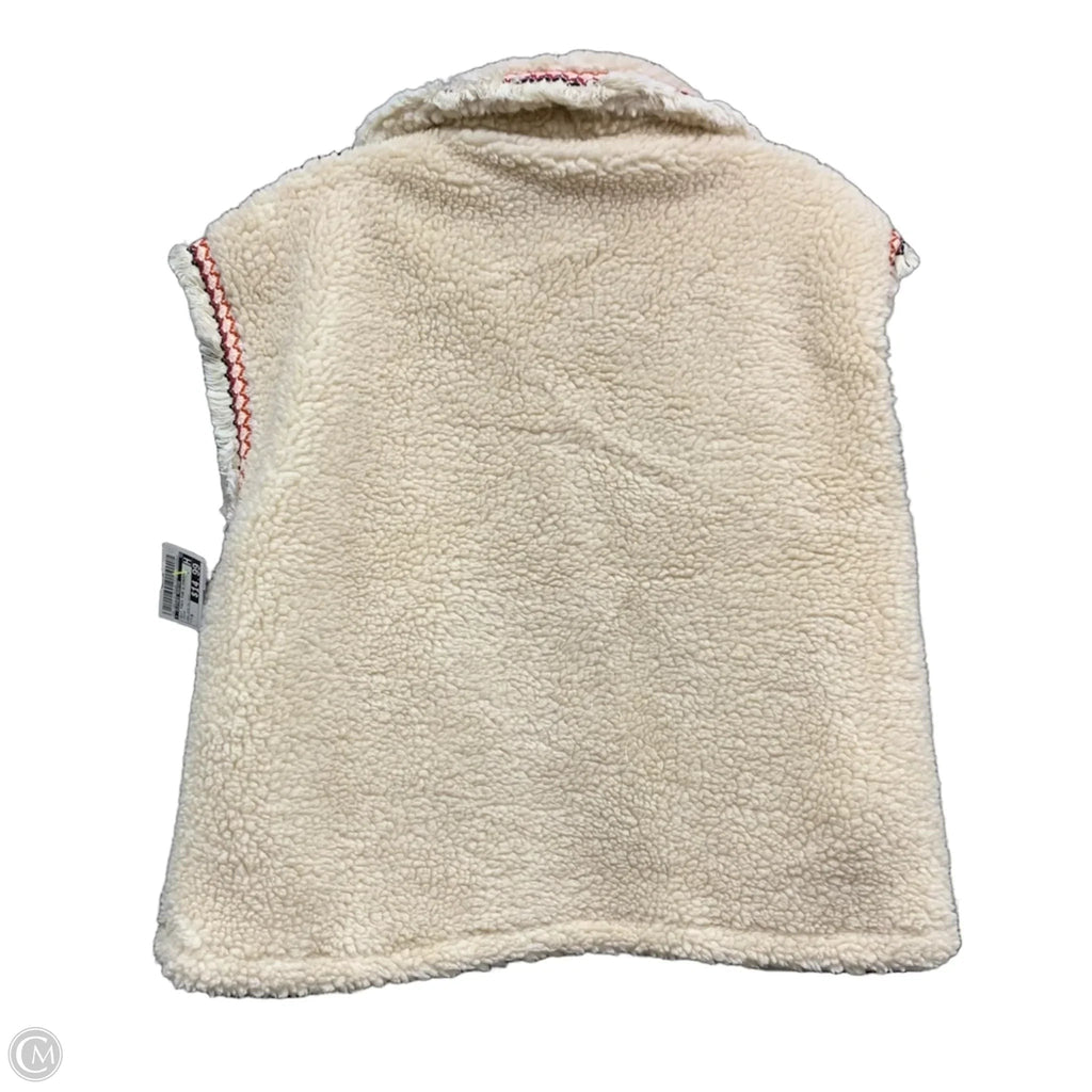 Vest Faux Fur & Sherpa By See and be Seen In Cream, Size: M
