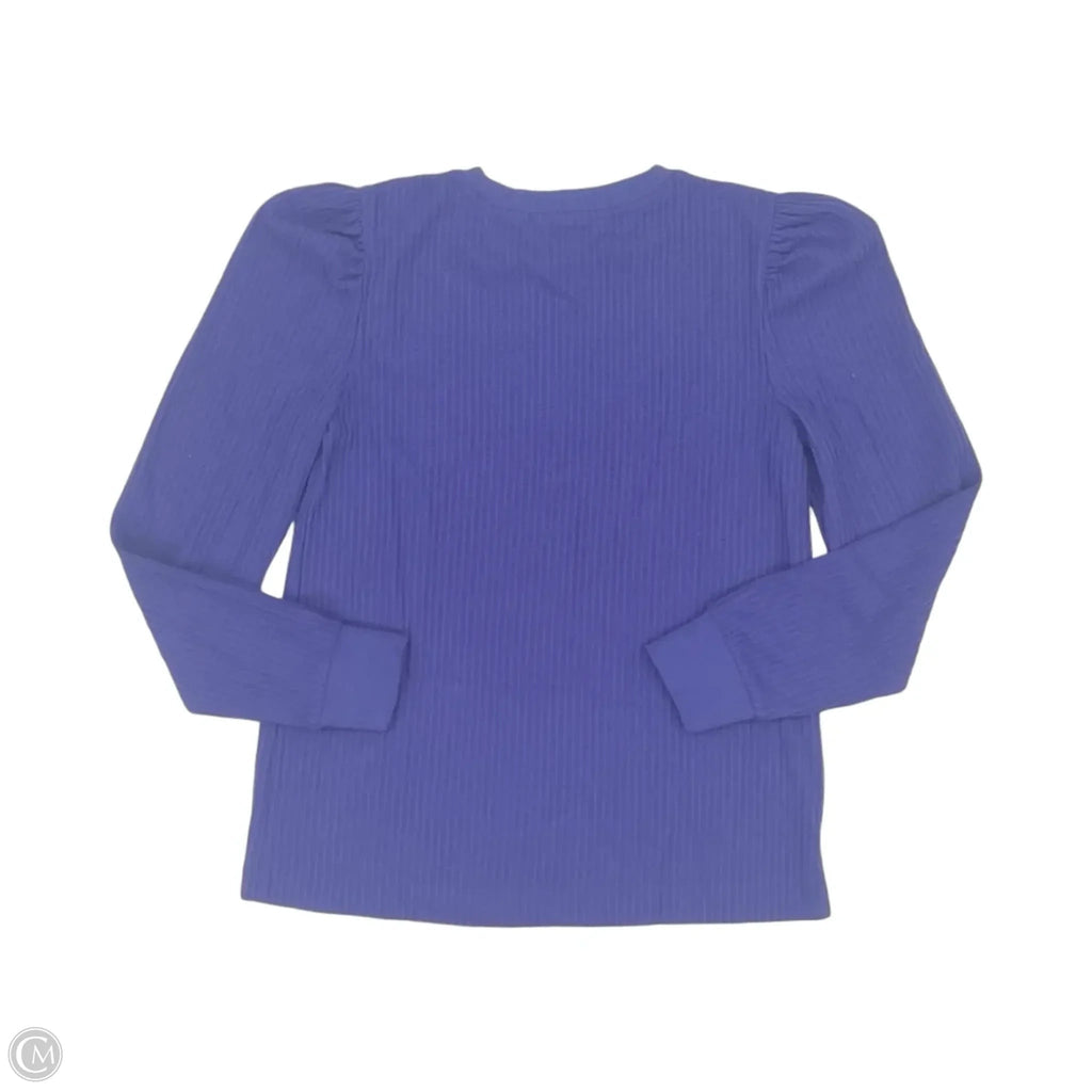 Top Long Sleeve By Loft In Purple, Size: Xs