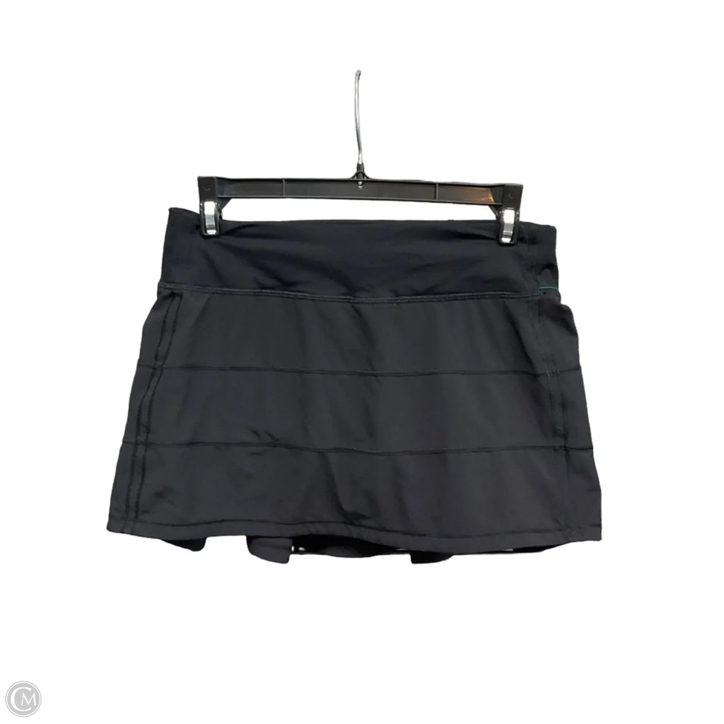 Athletic Skort By Lululemon In Black, Size: 4