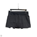 Athletic Skort By Lululemon In Black, Size: 4