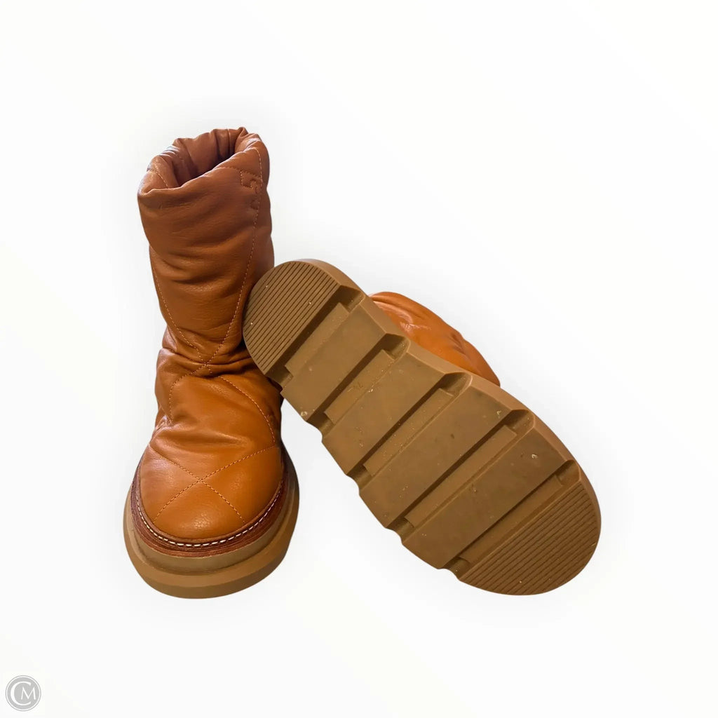 Boots Designer By Tory Burch In Tan, Size: 7.5