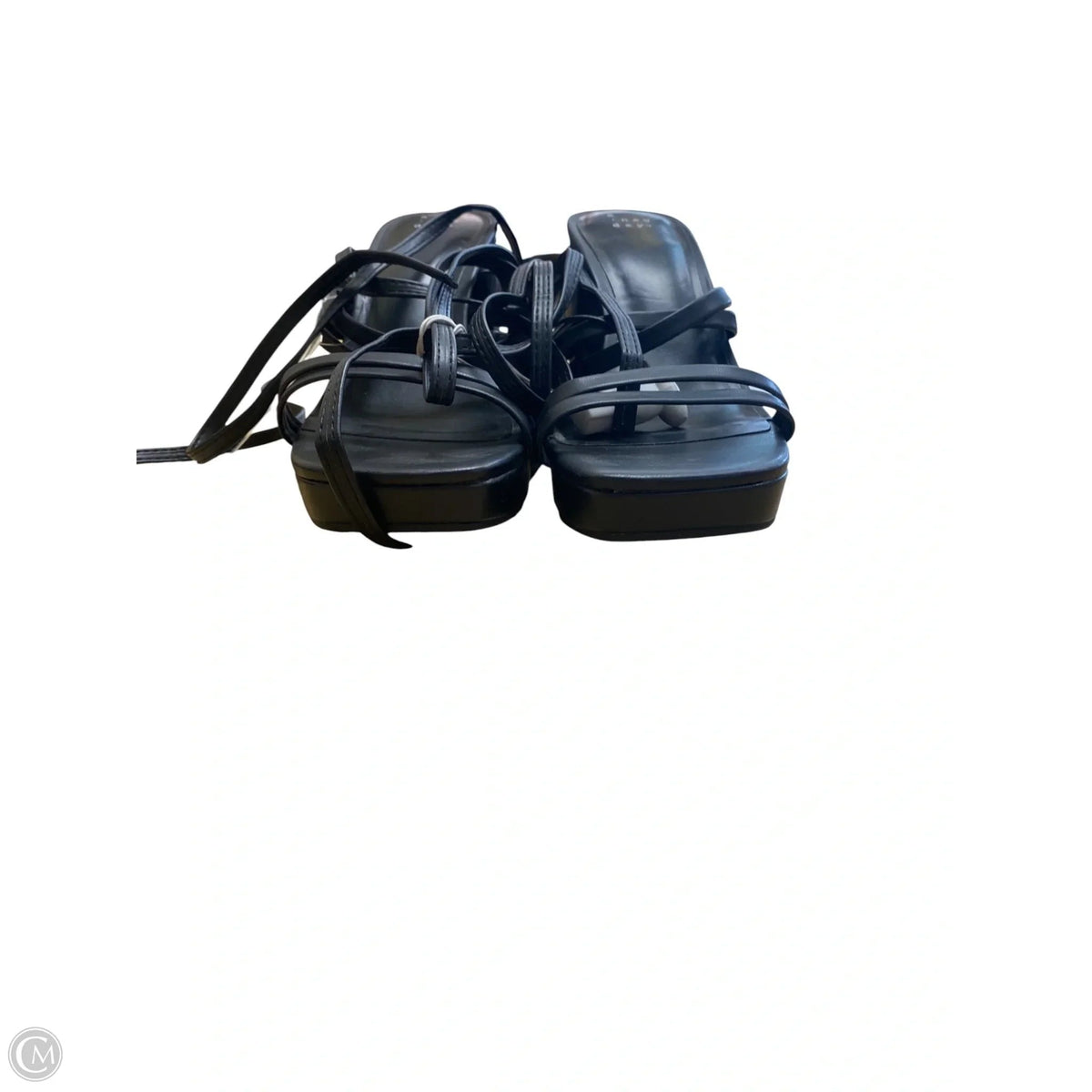 Sandals Heels Block By A New Day In Black, Size: 9