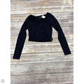 Top Long Sleeve By Abercrombie And Fitch In Black, Size: Xs
