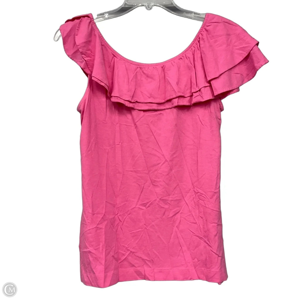 Top Sleeveless Designer By Lilly Pulitzer In Pink, Size: S