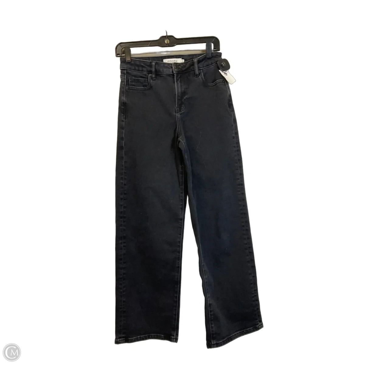 Jeans Wide Leg By Hidden In Black, Size: 6