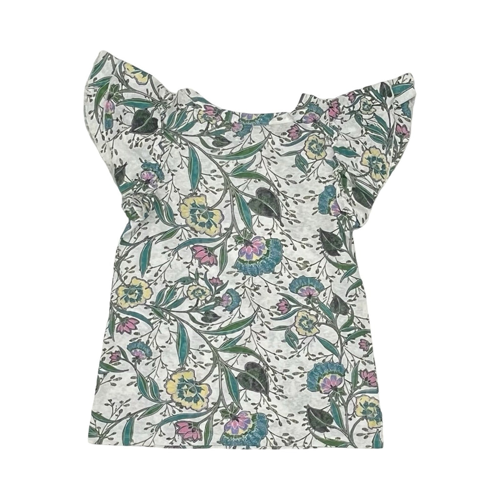 Top Ss By Loft In Blue & White, Size:Xxsp