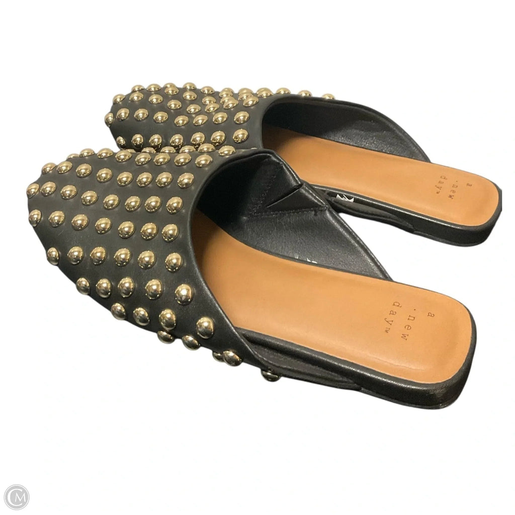 Shoes Flats By A New Day In Black, Size: 8