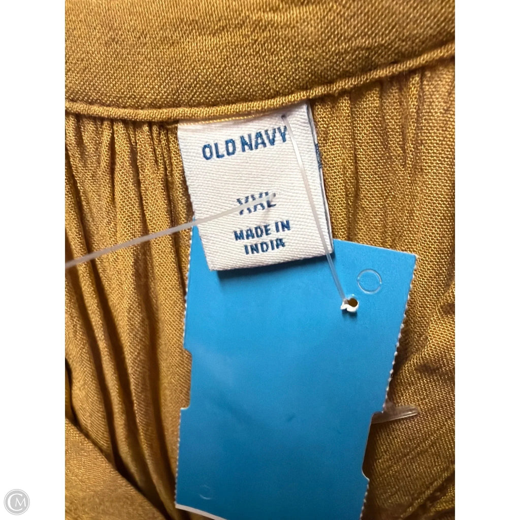 Dress Casual Maxi By Old Navy In Yellow, Size: Xxl