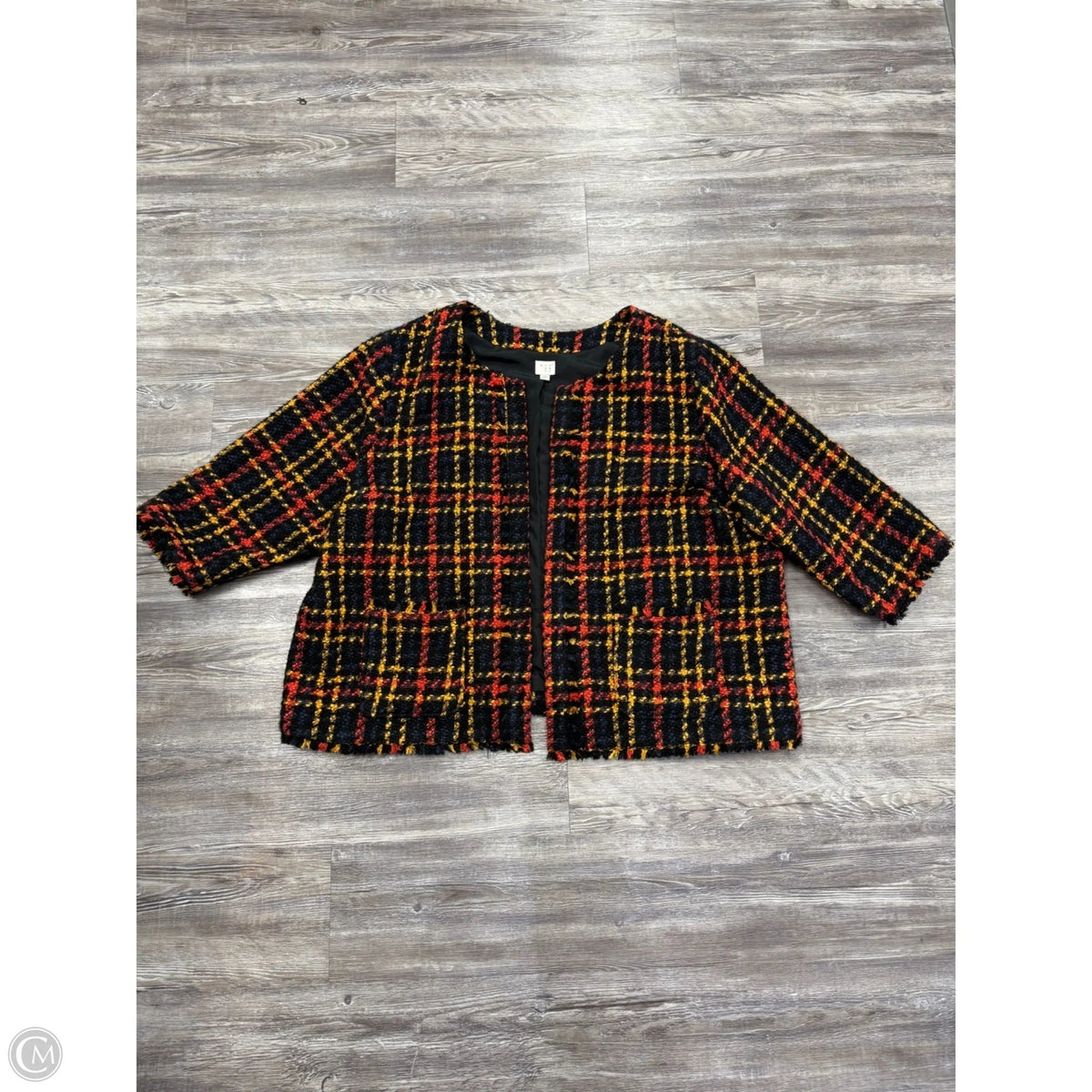 Jacket Other By A New Day In Red & Yellow, Size: 4x