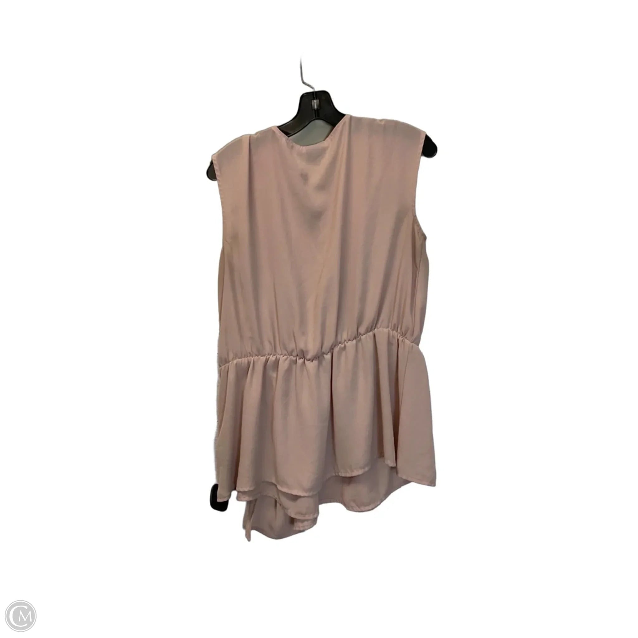 Top Sleeveless By Worthington In Pink, Size: L