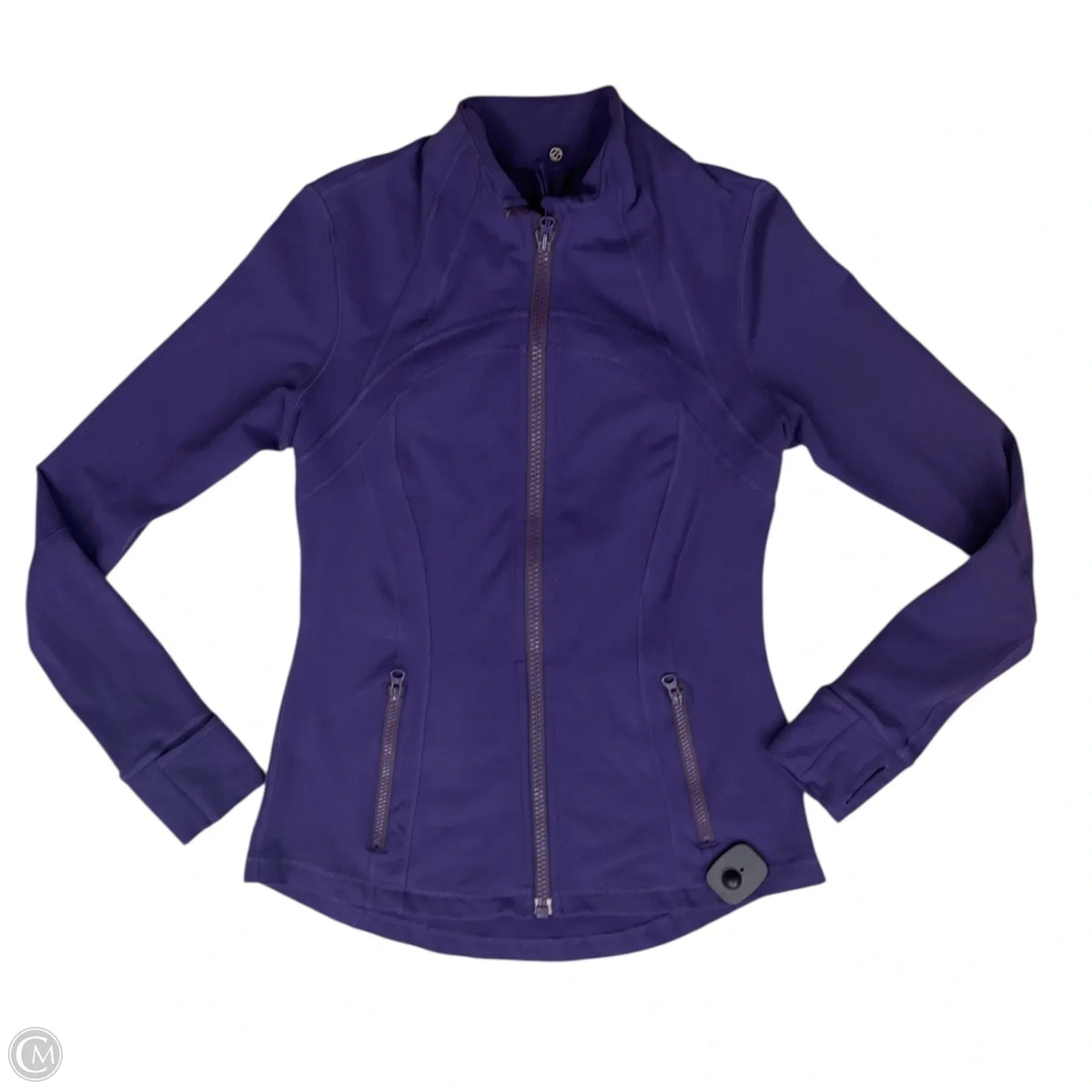 Athletic Jacket By Lululemon In Purple, Size: Xs